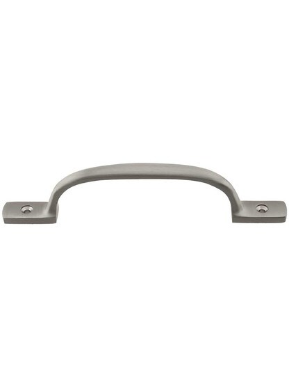 Emory Solid-Brass Cabinet Pull - 5 3/16 inch Center-to-Center in Satin Nickel.